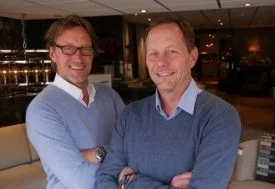 Albert en Marco Braspenning in hun winkel