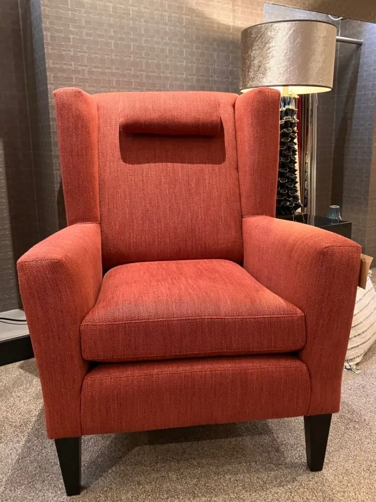 Fauteuil Milano in onze showroom
